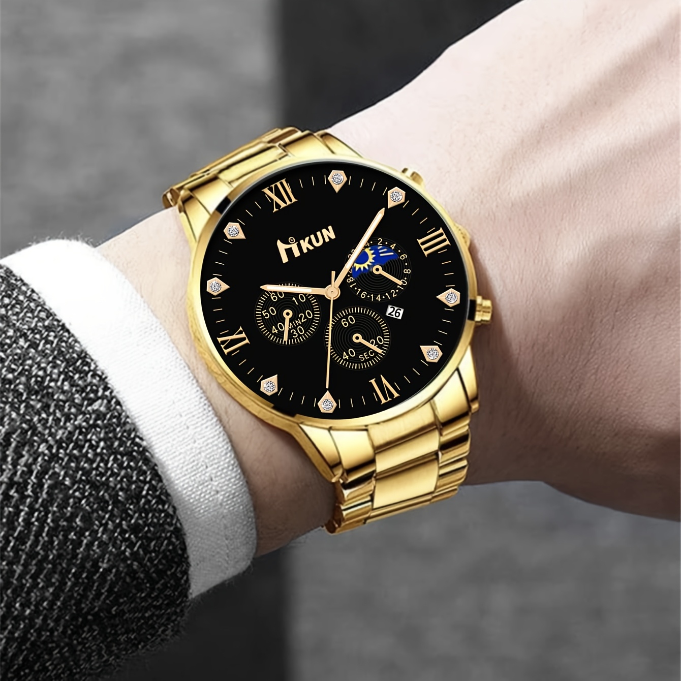 Men's 6pcs Business Watch Set, Exquisite Gift for Him